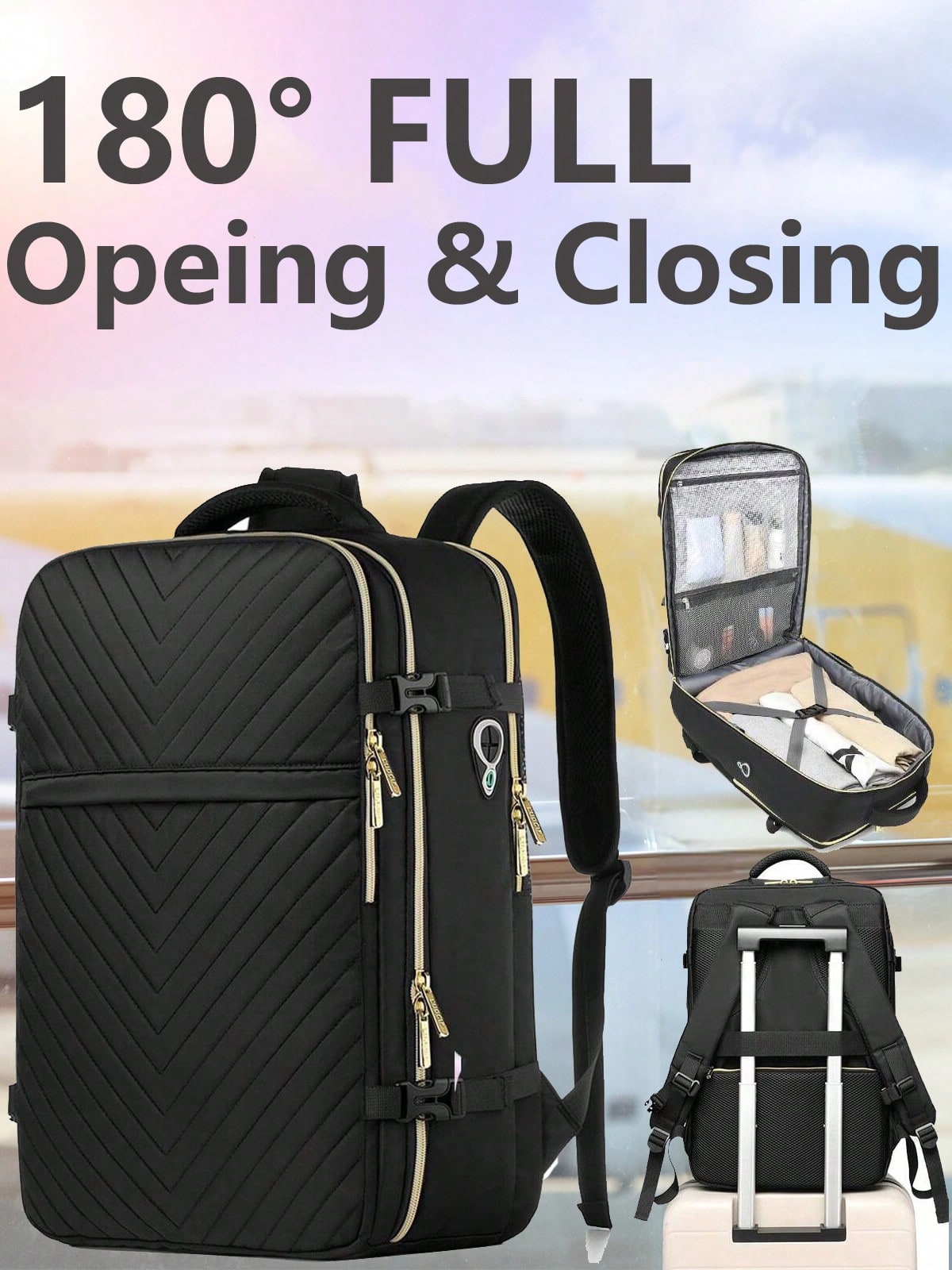 Travel Backpack Anti Theft - Duży plecak podróżny do noszenia w