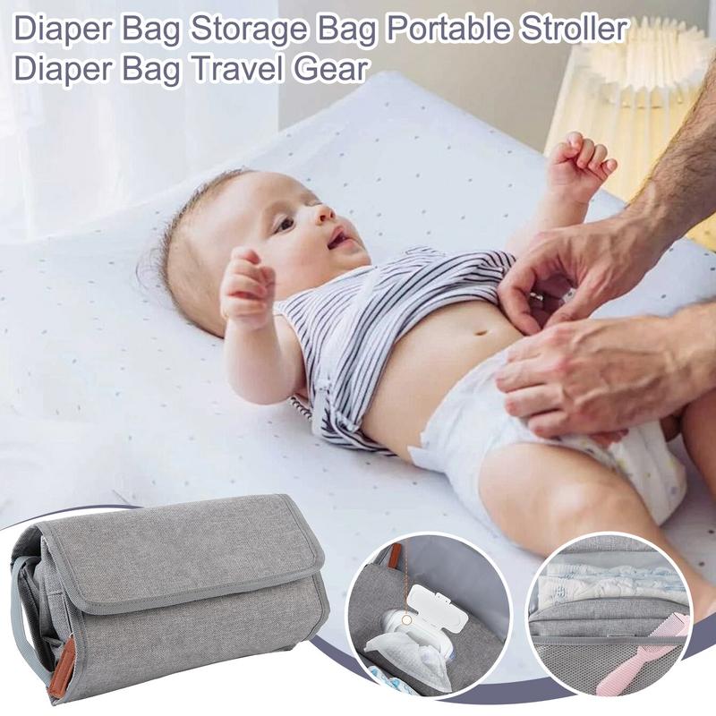 Backpack Diaper Bag - Mała torba na pieluchy składana przenośna
