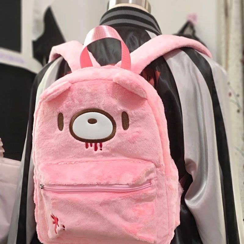 Uroczy plecak Gloomy Bear, róż – Fashion Backpack Women recenzja i cena