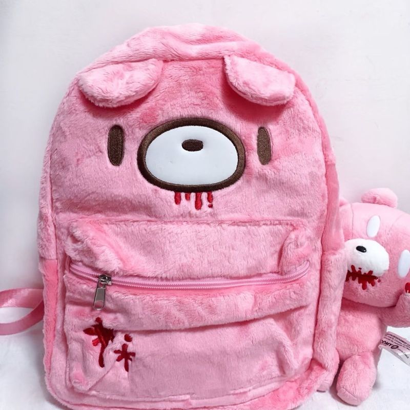 Uroczy plecak Gloomy Bear, róż – Fashion Backpack Women recenzja i cena