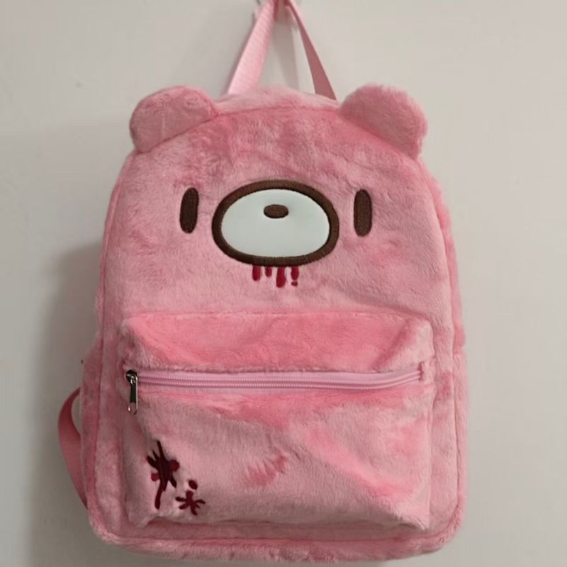 Uroczy plecak Gloomy Bear, róż – Fashion Backpack Women recenzja i cena