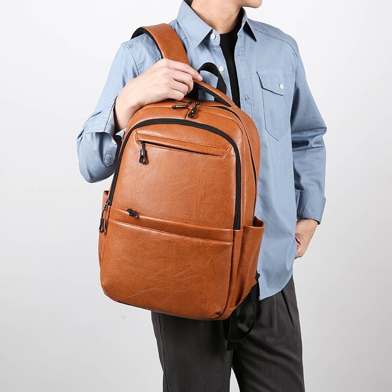 Wysokiej jakości skórzany plec – Laptop Backpack 15.6 recenzja i cena